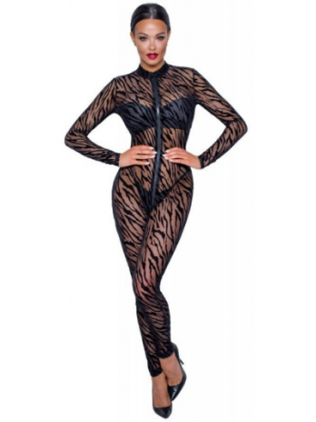 Macacão Tigresa com fecho...