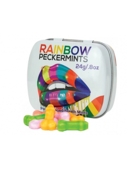 Rebuçados de menta em forma...