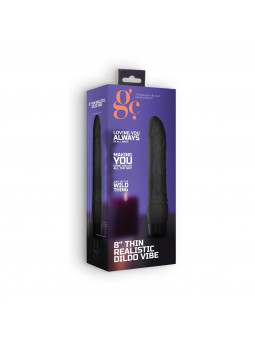 Vibrador Realístico Thin Preto