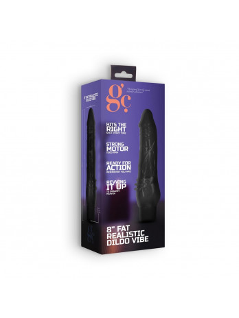 Vibrador Realístico Fat Preto